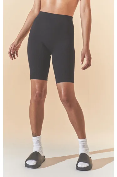 شورت سايكل مضلع - أسود