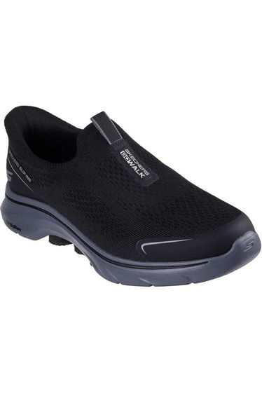 Skechers Mens Go Walk 7 Easy On Evolution Trainers - Black/Charcoal