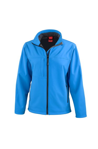 Result Womens/Ladies Classic Soft Shell Jacket - Azure