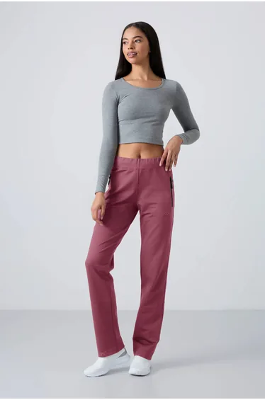 TOMMY Women's Straight-leg Fleece Sweatpants