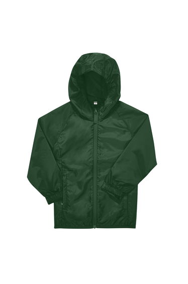 B&C Childrens/Kids #Reset Windbreaker - Bottle Green