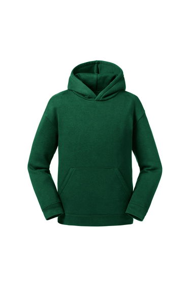 Russell Childrens/Kids Authentic Hooded Sweatshirt - Bottle Green