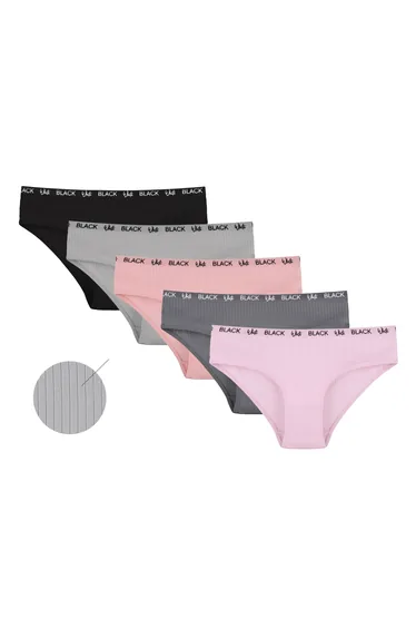 5-Pack Donella Girls' Panties - Cotton