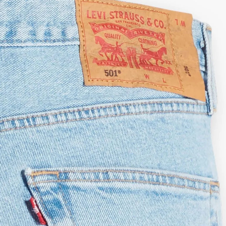 Men's Levis 501 Original Brooklyn Steel Jeans in Blue - 3
