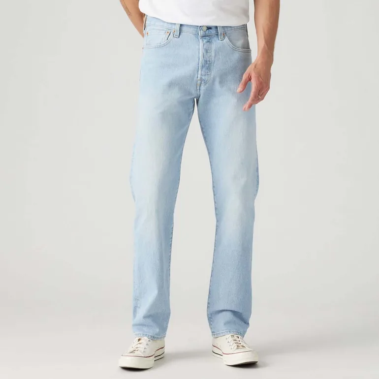 Men's Levis 501 Original Brooklyn Steel Jeans in Blue