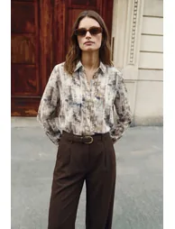 Patterned Classic Shirt - 1