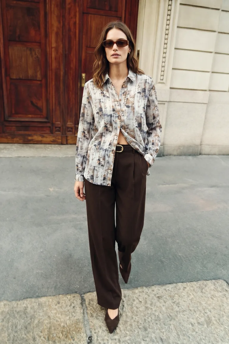 Patterned Classic Shirt - 2