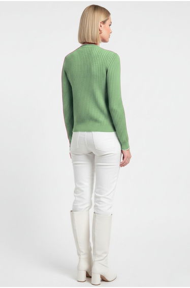 Mizalle Metal Buttoned Round Collar Camisole Cardigan product thumbnail 4