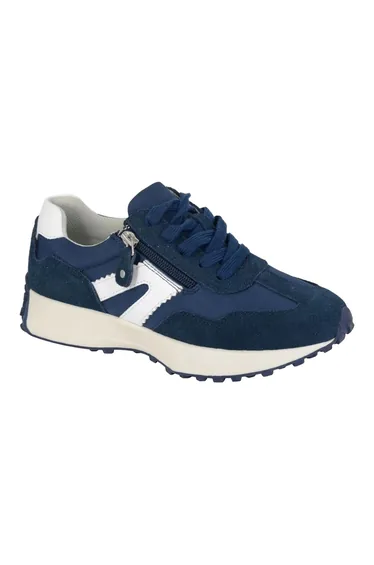 Cipriata Womens/Ladies Felisa Suede Trainers - Navy