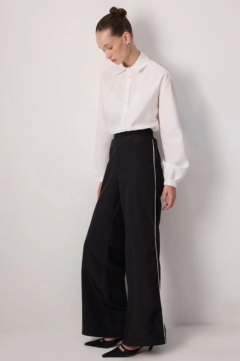 CONTRAST PIPING CUPRA TROUSERS