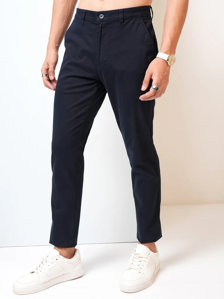 Mid Rise Slim Fit Chino Trousers - 3