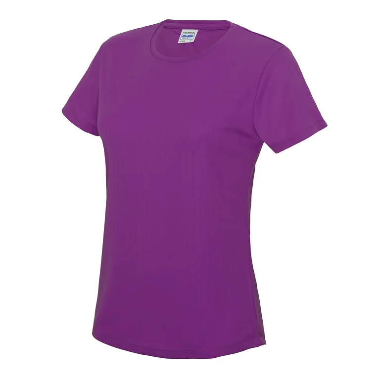 AWDis Just Cool Womens/Ladies Sports Plain T-Shirt - Magenta Magic