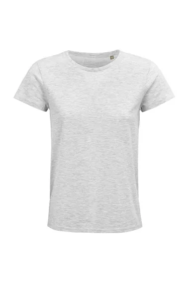 SOLS Womens/Ladies Crusader Organic T-Shirt - Ash