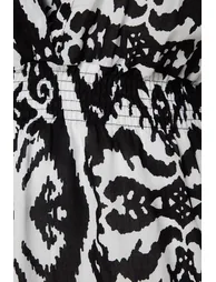 Plus Size Dress - Black - Skater - 5
