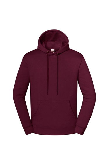 Fruit of the Loom Mens Iconic Premium Hoodie - Burgundy