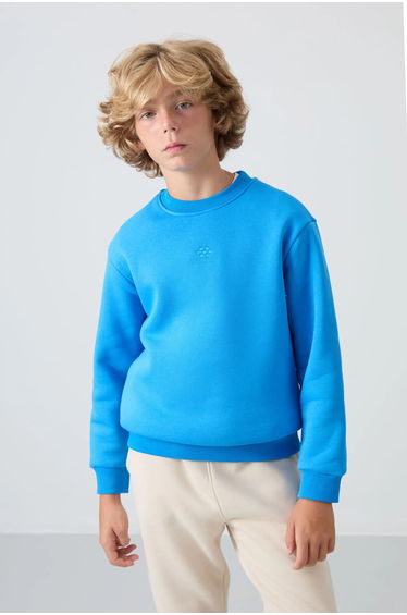 TOMMY Youth Crew Neck Embroidered Sweatshirt