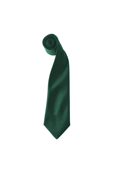 Premier Colours Mens Satin Clip Tie (Pack of 2) - Bottle