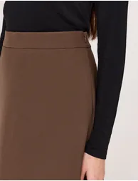 Ramona Twill Midi Skirt - 7