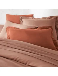 Scenario Plain Polycotton Bolster Pillowcase - 4