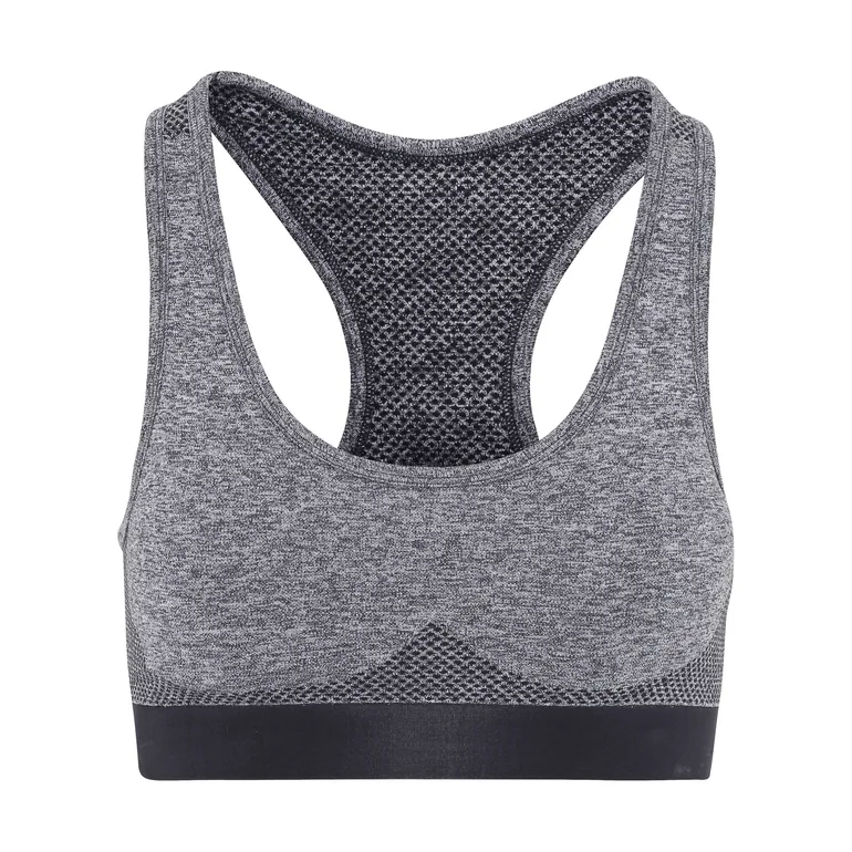 TriDri Womens/Ladies Seamless 3D Fit Multi Sport Sculpt Bra - Charcoal