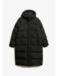 Longline Hooded Puffer Jacket - 5