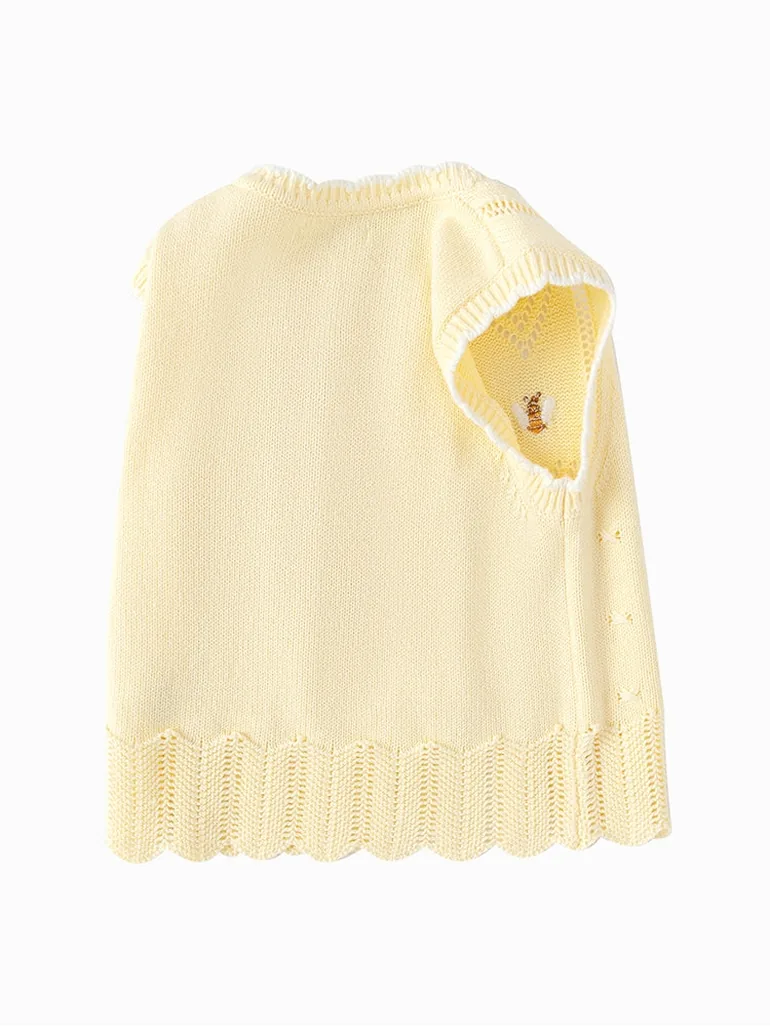 Girls' Knitted Vest - 1