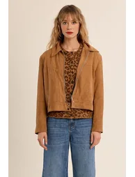 Faux Suede Jacket - 1