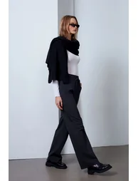 Dilvin Wide-Leg Pull-On Trousers - 3