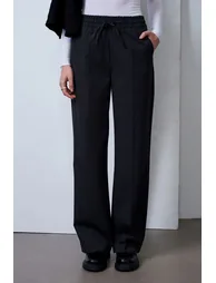 Dilvin Wide-Leg Pull-On Trousers - 2