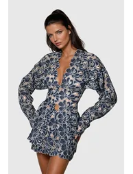 Dannie Floral Cutout Skirt Set