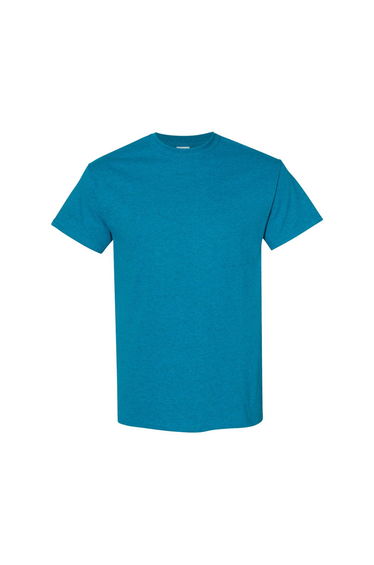 Gildan Mens Heavy Cotton Short Sleeve T-Shirt (Pack Of 5) - Antique Sapphire