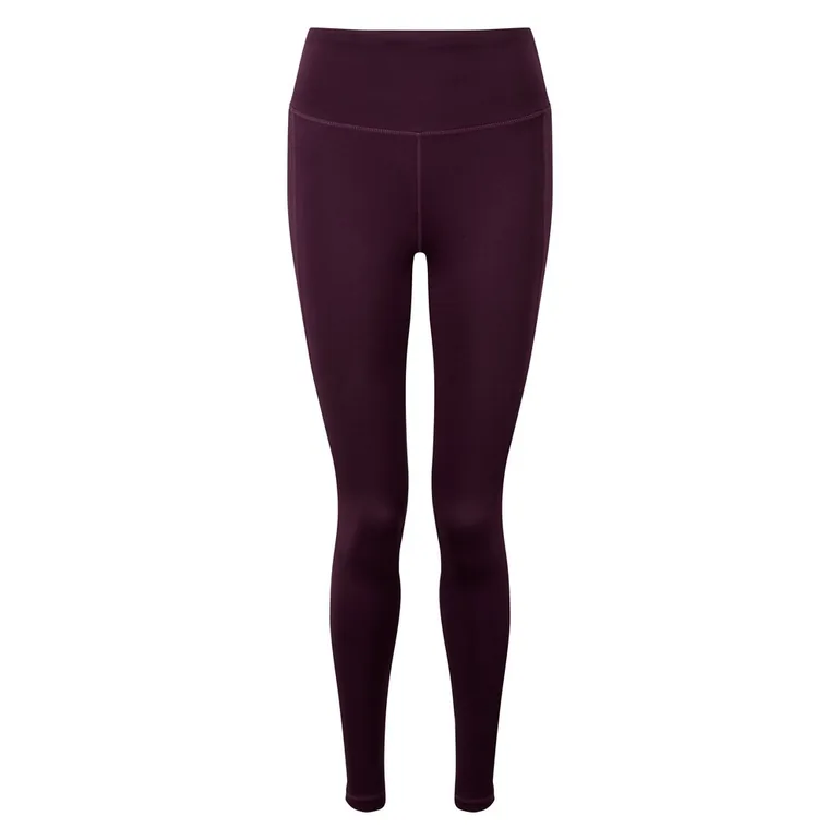 Tri Dri Womens/Ladies Performance Space Dye Leggings - Mulberry