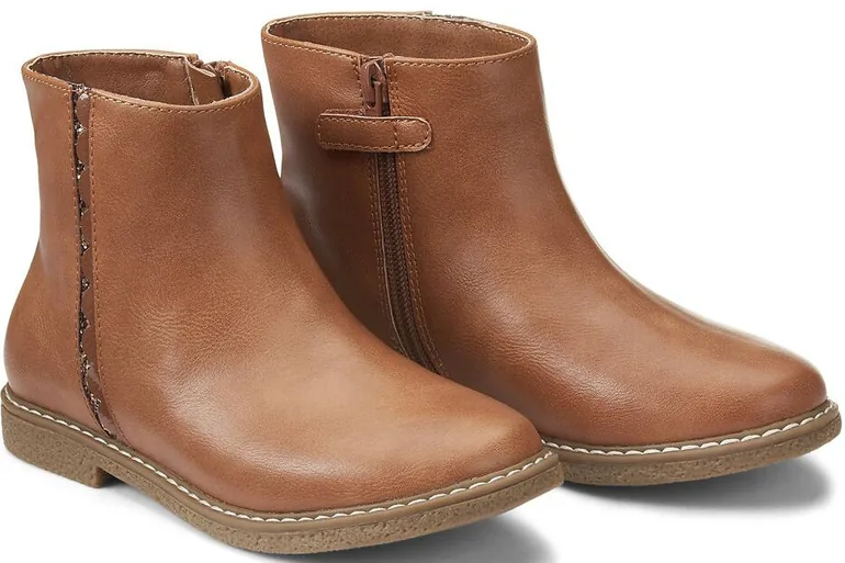 Kids Zipped Ankle Boots