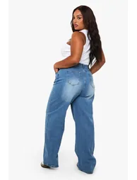 Plus Basic Straight Leg Jean - light wash - 1