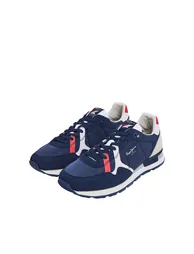 Brit Road Low Top Trainers in Suede - 1