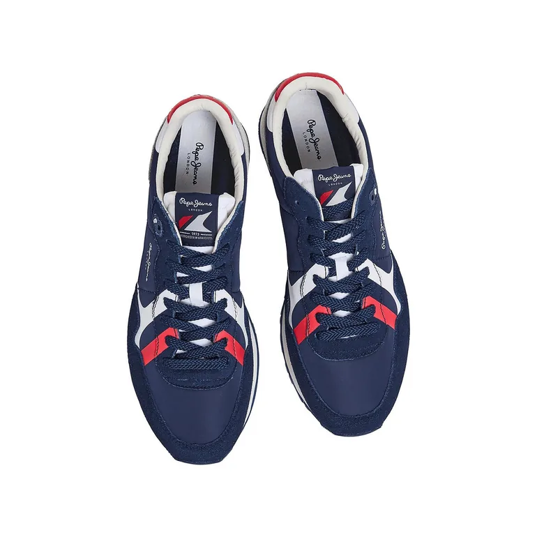 Brit Road Low Top Trainers in Suede - 2