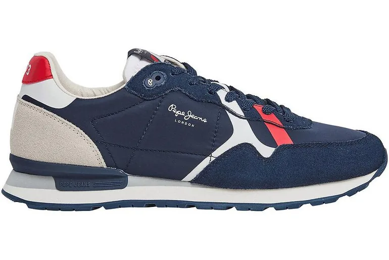 Brit Road Low Top Trainers in Suede