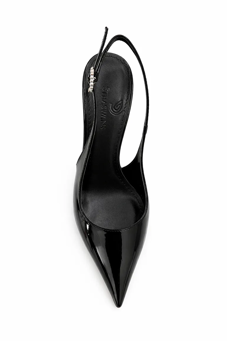 Elsa Women's Heeled Patent Leather Shoes - 3