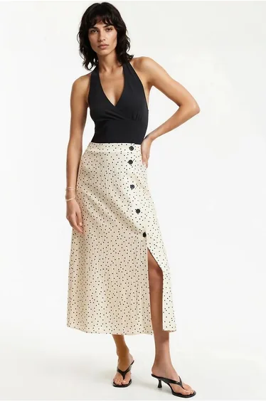 Jersey Crossover Neck Vest Top