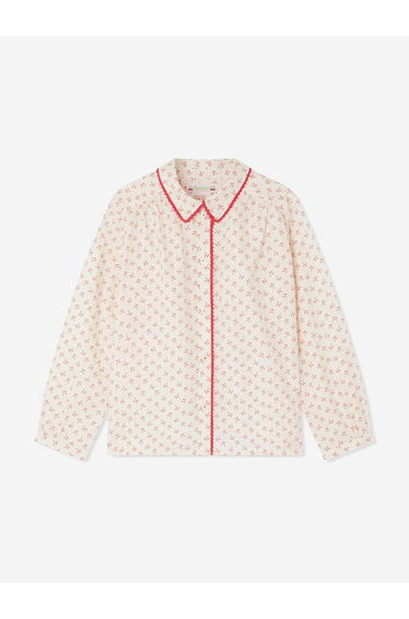 Girls Basiline Blouse in Red
