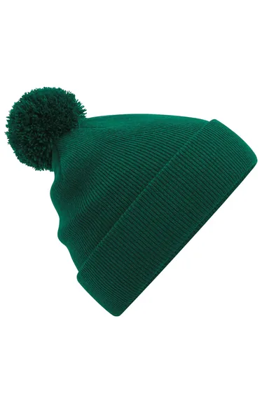 Beechfield Unisex Adult Original Pom Pom Beanie - Bottle Green