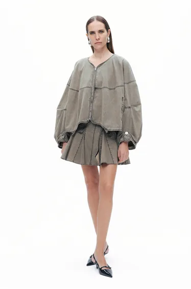 Asymmetrical Cut Jacket