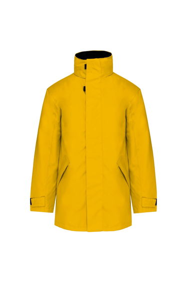 Kariban Unisex Adult Quilted Parka - Yellow/Dark Grey