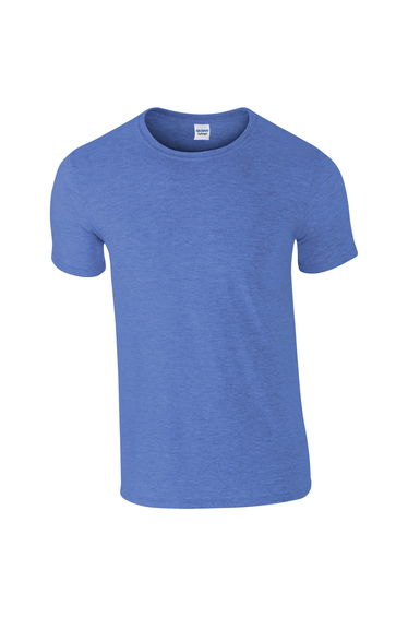 Gildan Mens SoftStyle Ringspun T-Shirt - Heather Royal