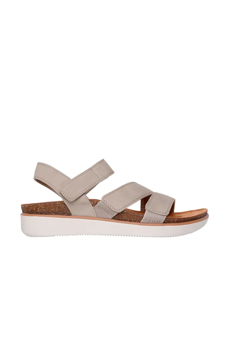 LIFTED COMFORT Adjustable Open Toe Sandal Taupe