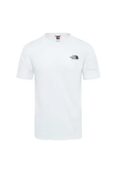 The North Face Mens Never Stop Exploring Regular T-Shirt - White/Red