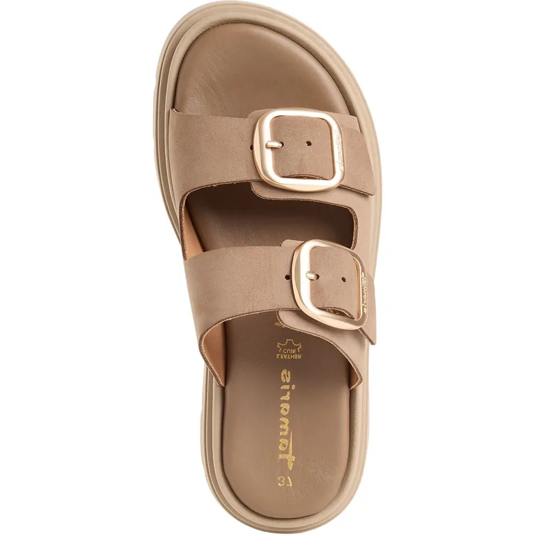 Chunky Leather Mules - 5