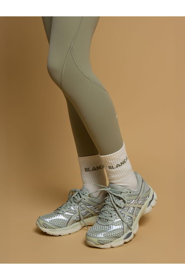 Blanca Sport Girls Logo Socks in Ivory