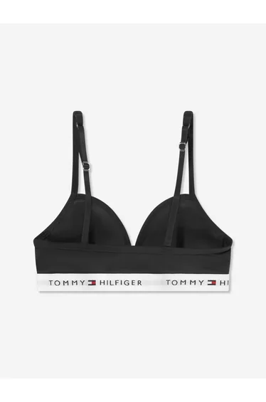 Girls Fixed Foam Triangle Bra in Black