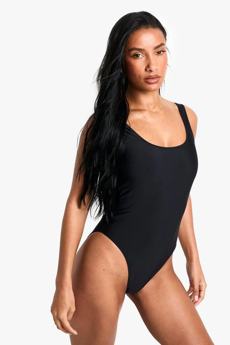Swimwear Essentials Square Neck Tummy Control Swimsuit - 1
